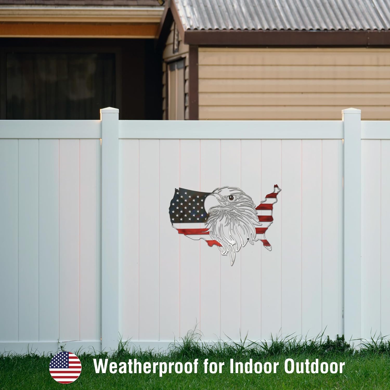 🔥2024 Hot Sale Gift🔥Military Eagle Flag Metal Wall Art Sign